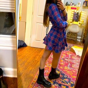 Plaid Dress - missguided